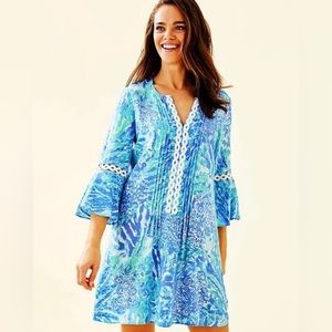 Lilly Pulitzer Hollie tunic dress M Hey Hey Soleil